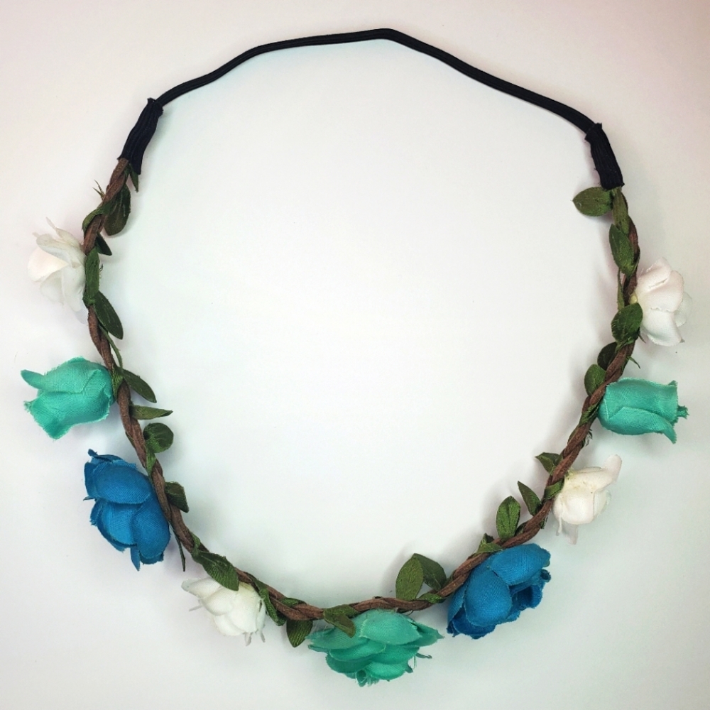 Multicolored Flower Headband